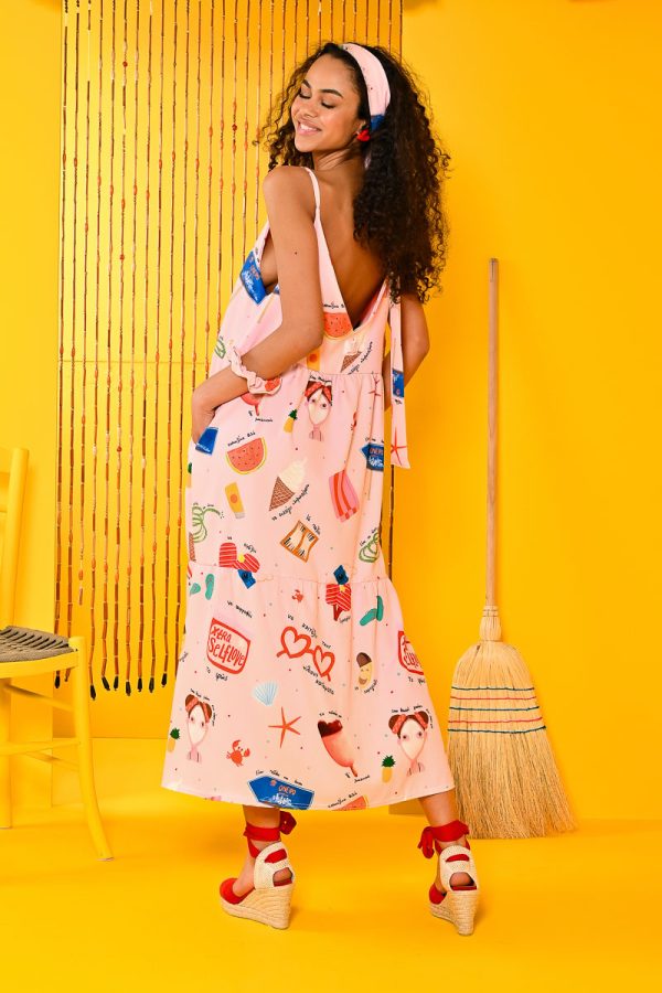 Τα Καλοκαίρια μας Φόρεμα με Ζώνη & Τσέπες Petit Boutik x Missy Merida