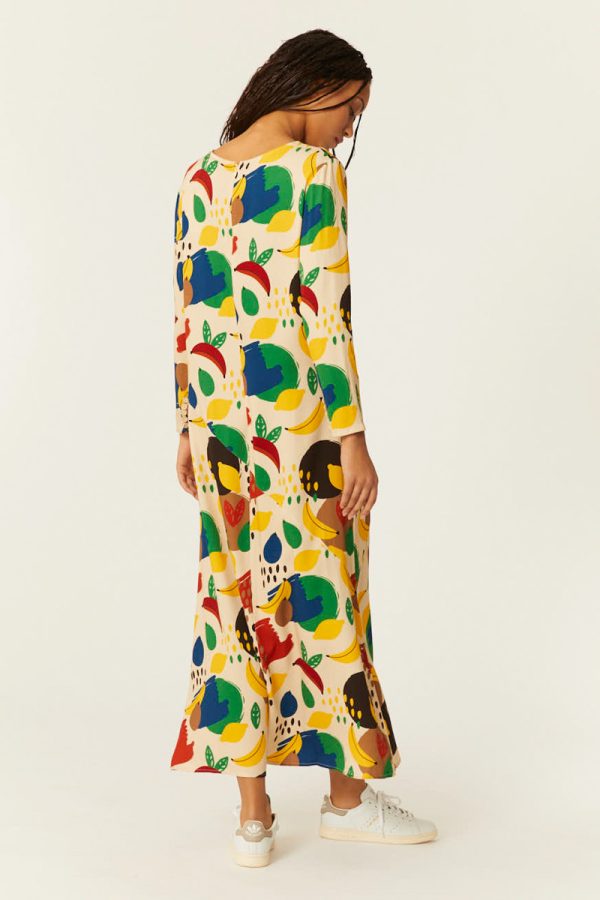 Fruity Fall Dress Μακρύ Φόρεμα PepaLoves