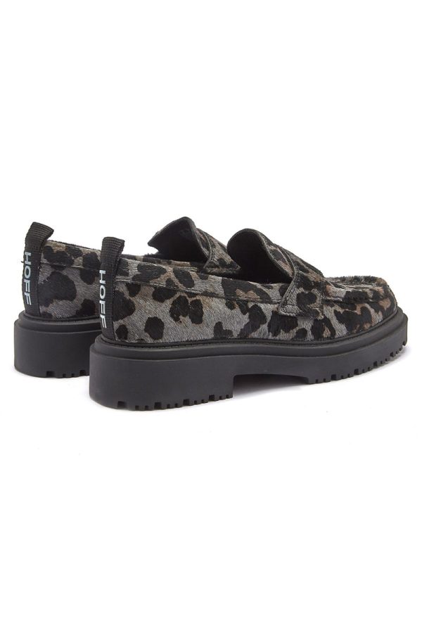 Γκρι Animal Print School Loafer Hoff