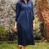 Kirsty Τζιν Φόρεμα Midi Smock Dress Sugarhill